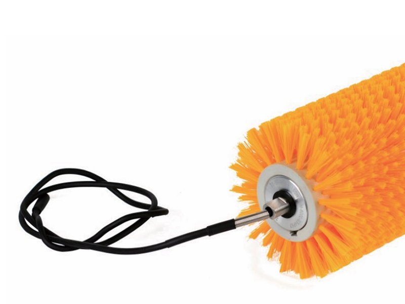 Direct-drive brush head with built-in motor