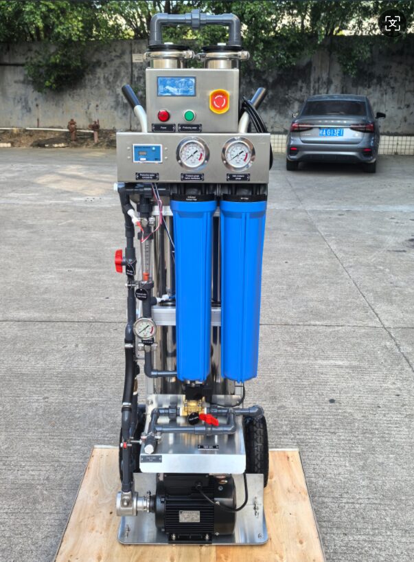 WSE-A40 RO water filtration system on site