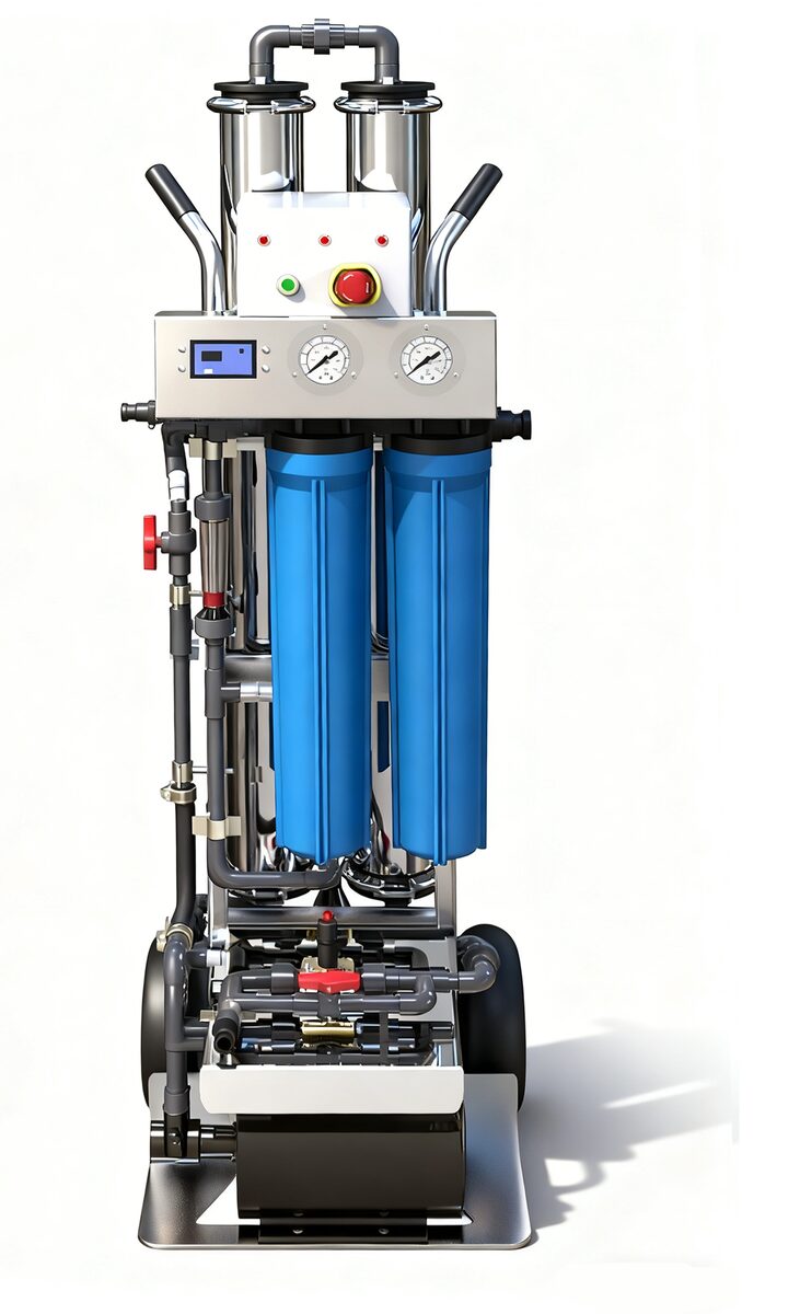 WSE-A40 mobile RO water filtration unit