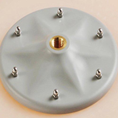 Curved brush-disc surface design